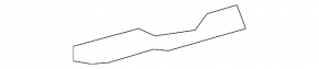 Bumper trim under the nozzle left Lexus LS460 LS600h 07-12