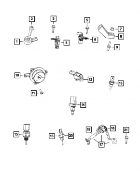 Jeep Compass 23-25 2.0T Knock Sensor