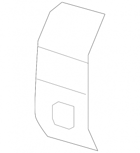 Front panel trim left Subaru Impreza WRX GH 09-14 for mirror control, black