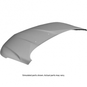 Naked hood of Chevrolet Volt 16-