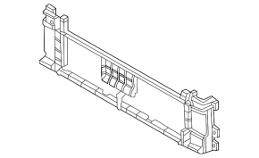 Bracket for radiator deflector blinds Kia Niro 23- HEV, PHEV lower