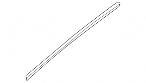 Windshield molding right Audi A4 B8 08-16 sedan