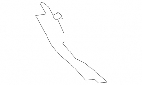 Windscreen wiper seal left Audi A3 8V 15-20