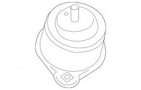 Engine mount right Porsche Cayenne 958 11-17 4.8 Turbo