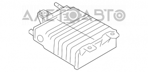 Carbon canister absorber, bare, Ford Focus USA 2011