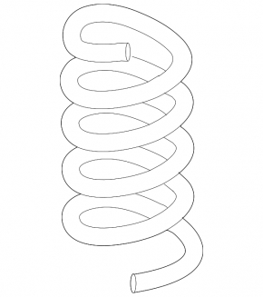 Front left spring for Mercedes W211 E350