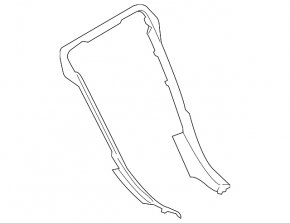 Dashboard cover central Ford Fusion mk5 13-16 gray