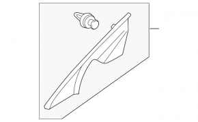 Side mirror plug front right Mazda 6 13-17