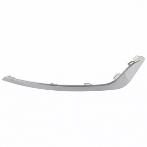 Right front bumper molding for Ford Fusion mk5 19-20, gloss black