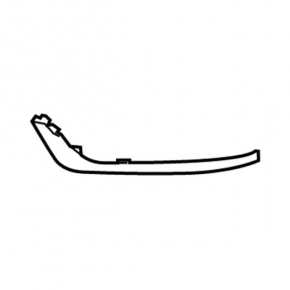 Front bumper molding right Ford Fusion mk5 19-20 chrome