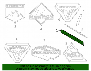 Door trim lower front left Ford Bronco Sport 21-25