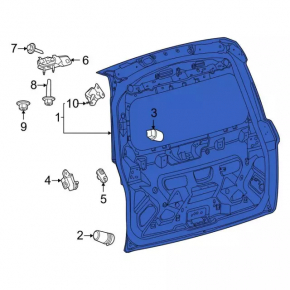 Naked tailgate Ford Bronco Sport 21-25
