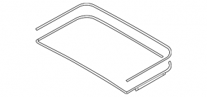 Rear panoramic glass for Mazda CX-50 23-25