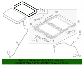 Rear panoramic glass for Mazda CX-50 23-25