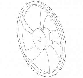 Cooling Fan Impeller Left Lexus RX450h 16-22