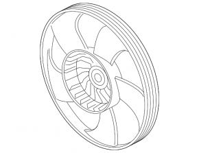 Cooling Fan Impeller Left Honda CRV 17-22 1.5