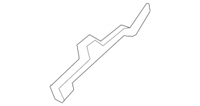 Right fender bracket for hood shock absorber BMW X2 F39 18-23