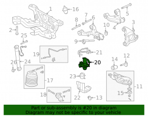 Air Suspension Compressor Toyota Sequoia 08-16