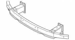 Front bumper reinforcement Audi A6 C8 19-
