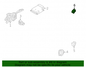 Airbag sensor central Audi Q5 80A 18-24