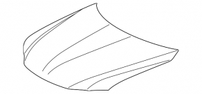 Hood bare Lexus CT200h 11-17