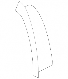 Rear right outer light trim for VW Tiguan 2009-2018