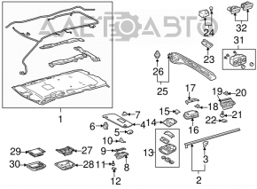 Toyota Sienna front light 04-10