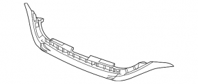 Lower grille trim for Honda CRV 12-14 pre-restored models