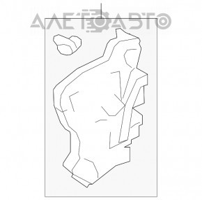 Front right door lock Honda Civic X FC 16-21 4d