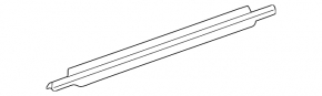 Door-glass molding, central rear right, Toyota Corolla e12 02-08 5d 4d