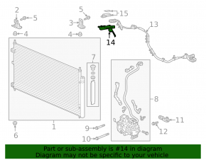 Power Cable Bracket Inverter Compressor Honda Clarity 18-21 USA