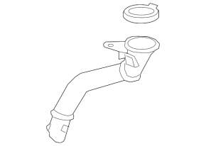 Lexus ES250 ES300h ES350 19-24 Windshield Washer Reservoir Filler Cap