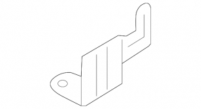 Front right wing bracket Audi A3 8V 15-20 rear