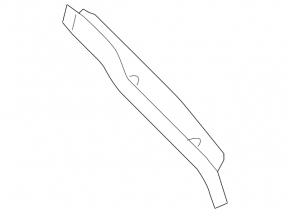 Left trunk door trim Subaru Forester 14-18 SJ black, type 1