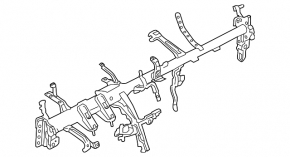 Under-torpedo pipe reinforcement Mazda 3 19- Japan built