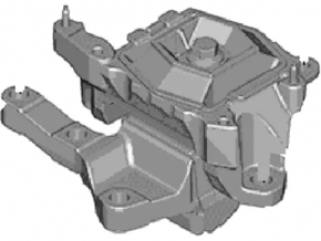 Engine mount left Ford Fusion mk5 13-20 2.0 hybrid, plug-in, cracked