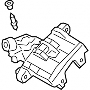 Rear left caliper Ford Ecosport 18-22 rusty