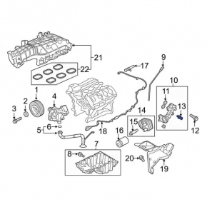 Lincoln Corsair 20-26 Engine Oil Pressure Sensor