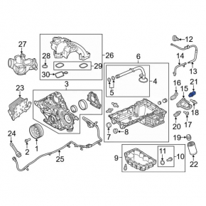 Lincoln Corsair 20-26 Engine Oil Pressure Sensor
