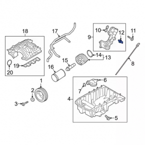 Lincoln Corsair 20-26 Engine Oil Pressure Sensor