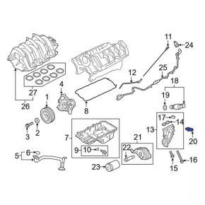 Lincoln Corsair 20-26 Engine Oil Pressure Sensor