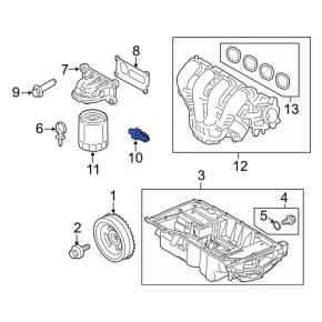 Lincoln Corsair 20-26 Engine Oil Pressure Sensor