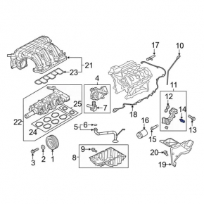 Lincoln Corsair 20-26 Engine Oil Pressure Sensor