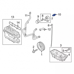 Lincoln Corsair 20-26 Engine Oil Pressure Sensor