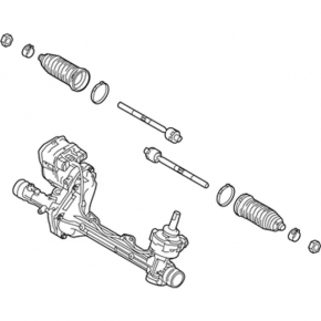 Steering rack Ford Explorer 16-19 sport