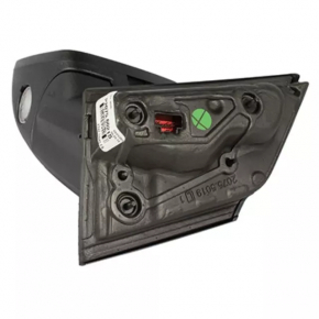 Left side mirror assembly for Ford Edge 19-24, 7 pins, black, BSM, heated