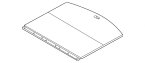 Trunk floor Mazda CX-5 13-16 black