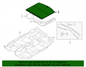 Trunk floor Mazda CX-5 13-16 black