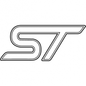 Emblem inscription ST radiator grill grill Ford Edge 19-24