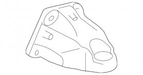 Right engine mount bracket for Lexus GS300 GS350 GS450h 2006-2006 rwd